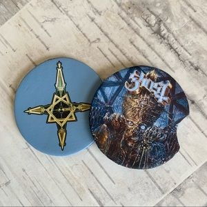 2/$15 Ghost band Impera Car Coaster